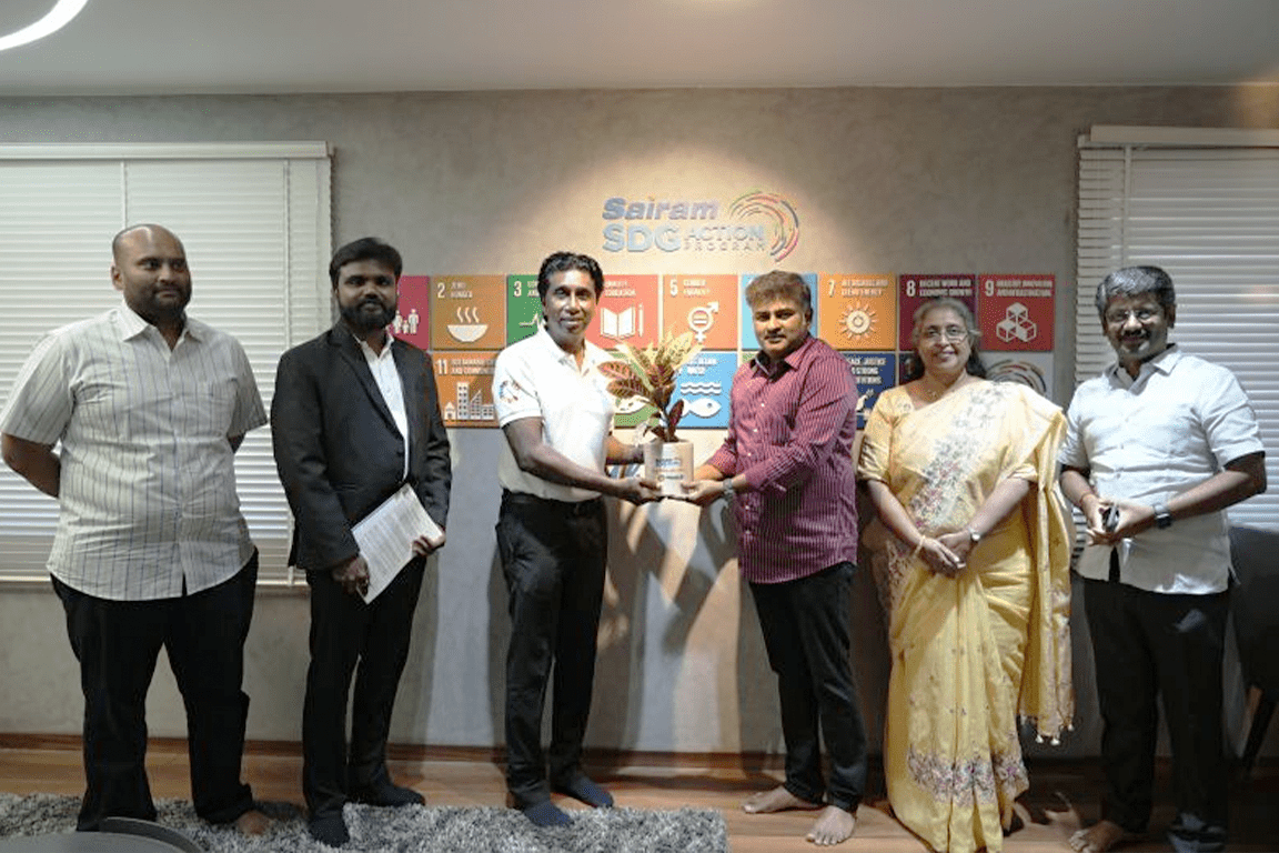 Sai Ram Mou sign with Mapsdg
